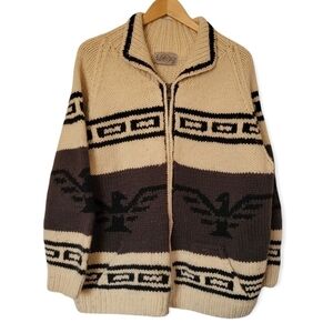 COWICHAN Zip Down Sweater (Replica) | size XL